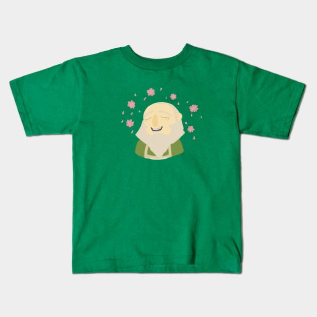 Happy Iroh Kids T-Shirt by Ollie Day Art